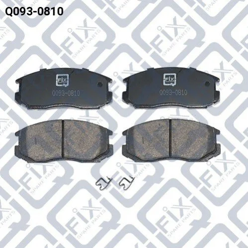 <strong>Колодки гальмівні передні дискові Q-FIX Q0930810 (фото 1)</strong>