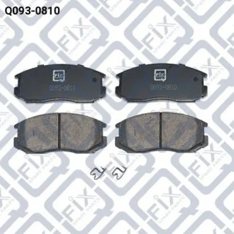 Колодки гальмівні передні дискові для Mitsubishi, Daihatsu, Toyota Q-FIX Q0930810 фото товара