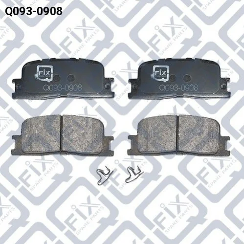 <strong>Колодки гальмівні задн. дискові Q-FIX Q0930908 (фото 1)</strong>