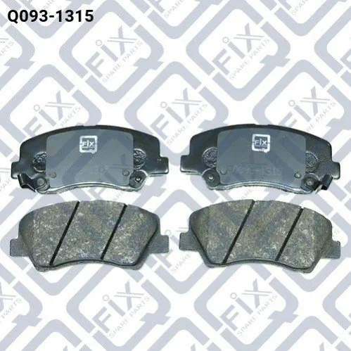 <strong>Колодки гальмівні передні дискові Q-FIX Q0931315 (фото 1)</strong>