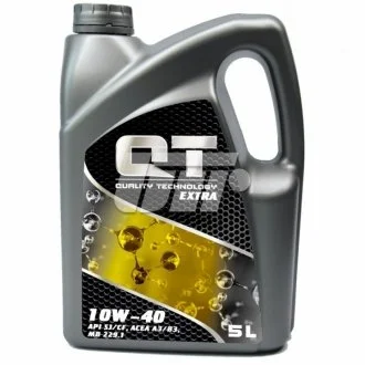 Моторна олива Extra 10W-40 SJ/CF, 5л для Volkswagen, Ford, Seat QT-Oil QT1210405 фото товару