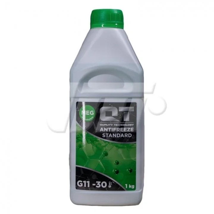 <strong>Антифриз QT MEG STANDARD -30 G11 зелений 1кг QT-Oil QT552301 (фото 1)</strong>