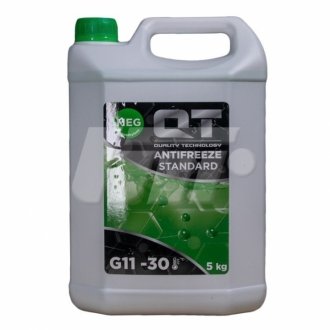Антифриз MEG STANDARD -30 G11 зелений 5кг QT-Oil QT552305 (фото 1)