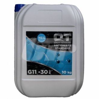 Антифриз QT MEG STANDARD -30 G11 синій 10кг QT-Oil QT5533010 фото товару