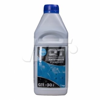 Антифриз MEG STANDARD -30 G11 BLUE 1кг QT-Oil QT553301 (фото 1)