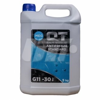 Антифриз QT MEG STANDARD -30 G11 синій 5кг QT-Oil QT553305 фото товару