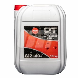 Антифриз MEG EXTRA -40 G12 RED 10кг QT-Oil QT5614010 (фото 1)