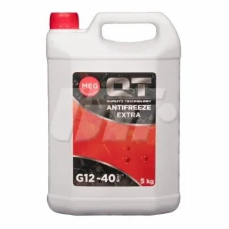 Антифриз QT MEG EXTRA -40 G12 червоний 5кг для QT-Oil QT561405 фото товару