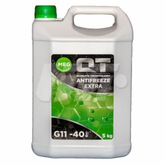 Антифриз QT MEG EXTRA -40 G11 зелений 5кг QT-Oil QT562405 фото товару