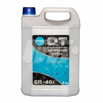 Антифриз QT MEG EXTRA -40 G11 синій 5кг QT-Oil QT563405 фото товару