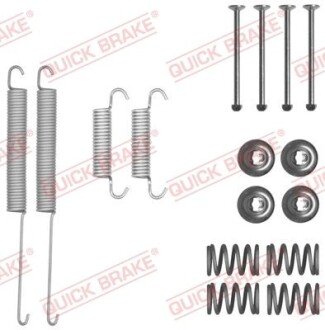 Комплект пружинок колодок ручного гальма QUICK BRAKE 105-0026 фото товару