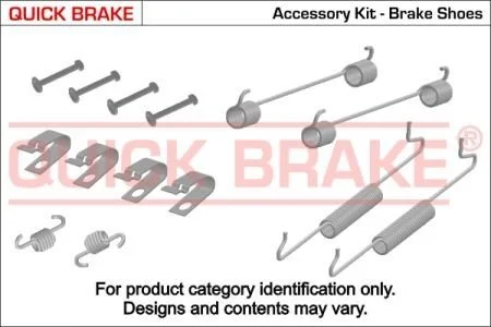 <strong>Монтажний набір гальмівної колодки NISSAN NAVARA NP300, X-TRAIL III RENAULT ALASKAN 1.6-3.0D 07.05- QUICK BRAKE 1050036 (фото 1)</strong>