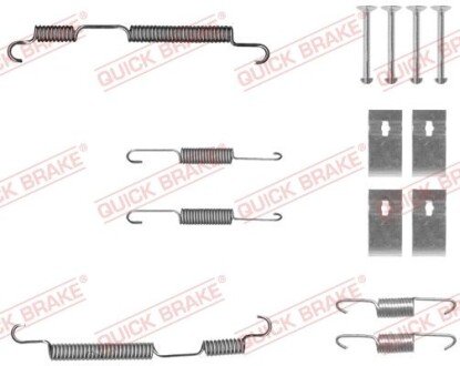 Комплект пружинок колодок ручного гальма QUICK BRAKE 105-0050 фото товару