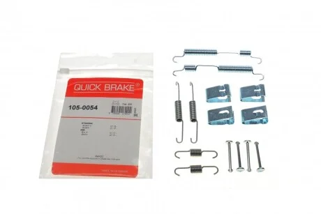 Комплект пружинок колодок стояночного гальма для Hyundai QUICK BRAKE 1050054 фото товару