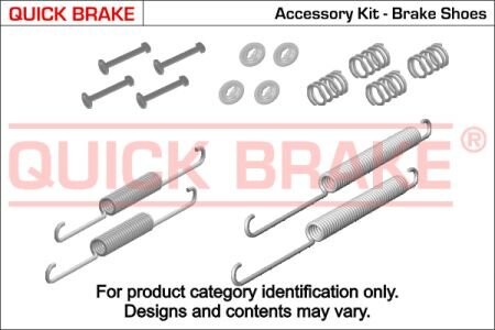 Комплект пружинок колодок стояночного гальма QUICK BRAKE 105-0651 фото товару