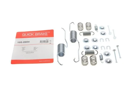 Комплект пружинок колодок стояночного гальма для Toyota, Daihatsu QUICK BRAKE 1050684 фото товару