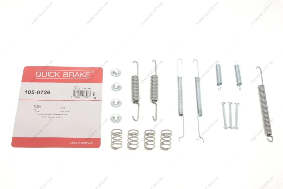<strong>Гальмівні аксесуари QUICK BRAKE 105-0726 (фото 1)</strong>