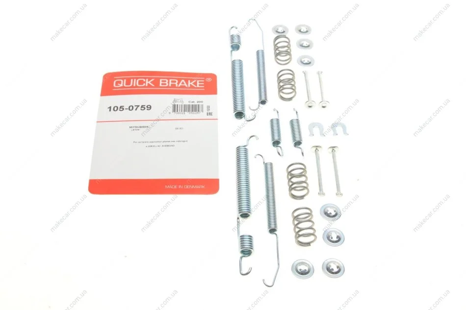 <strong>Комплект пружинок колодок стояночного гальма QUICK BRAKE 105-0759 (фото 1)</strong>