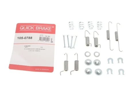 Гальмівні аксесуари для Mitsubishi, Chrysler, Subaru QUICK BRAKE 105-0788 фото товару