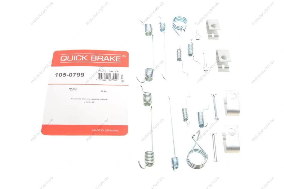 <strong>Комплект пружинок колодок стояночного гальма QUICK BRAKE 105-0799 (фото 1)</strong>