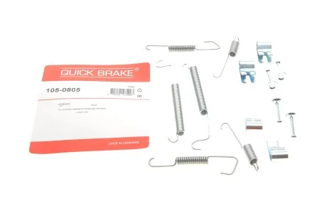 Комплект пружинок колодок стояночного гальма для QUICK BRAKE 105-0805 фото товару