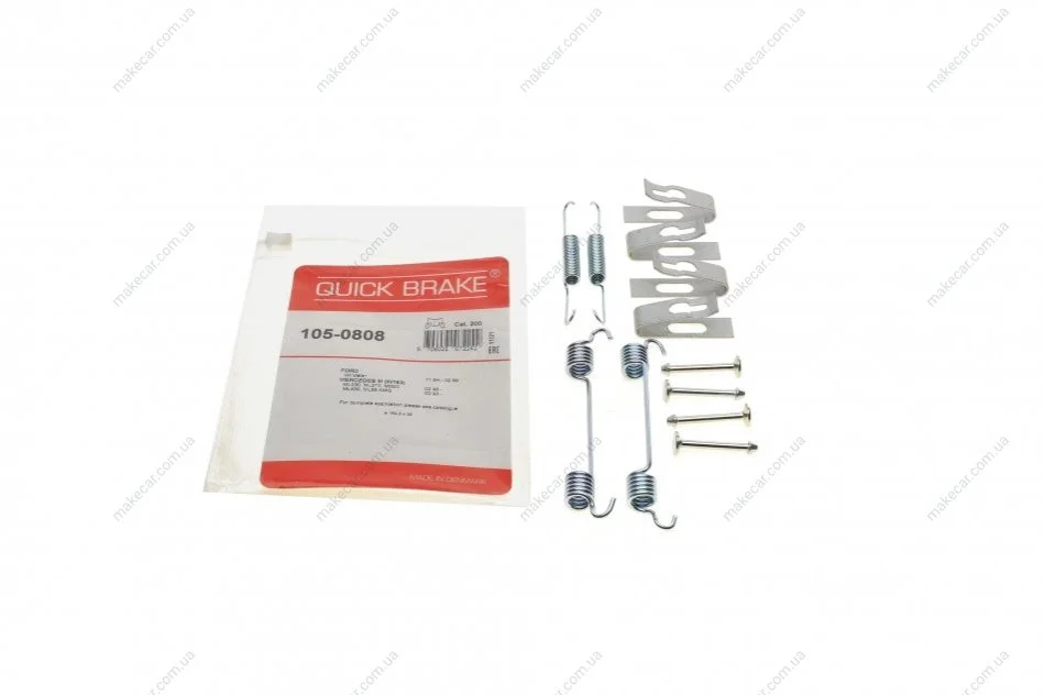<strong>Комплект пружинок колодок стояночного гальма QUICK BRAKE 105-0808 (фото 1)</strong>