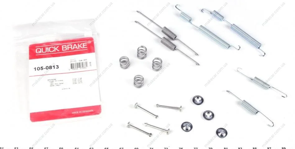 <strong>Гальмівні аксесуари QUICK BRAKE 105-0813 (фото 1)</strong>