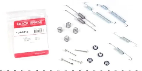Гальмівні аксесуари для Hyundai, JAC QUICK BRAKE 105-0813 фото товару
