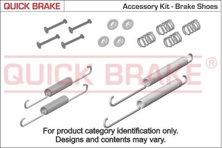 Ремк-т торм.колодок зад QUICK BRAKE 1050825 фото товару