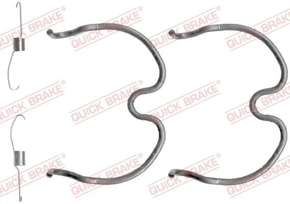 <strong>Монтажний комплект колодки QUICK BRAKE 1050837 (фото 1)</strong>