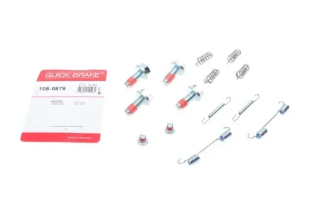Монтажний комплект барабанних гальмівних колодок для QUICK BRAKE 105-0878 фото товару