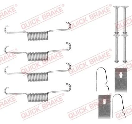 <strong>Комплект для монтажу гальмівних колодок QUICK BRAKE 1050884 (фото 1)</strong>