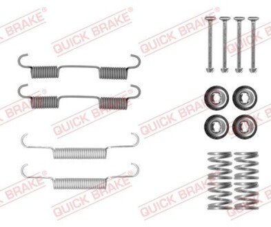 Комплект пружинок колодок ручного гальма QUICK BRAKE 105-0896 фото товару