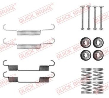 Комплект пружинок колодок ручного гальма QUICK BRAKE 105-0897 фото товару