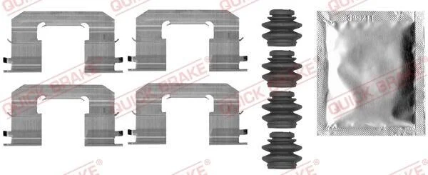 <strong>Монтажний компл.,гальм.колодки QUICK BRAKE 1090006 (фото 1)</strong>