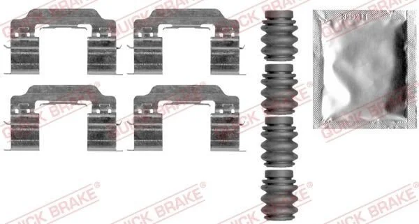 <strong>Монтажний компл.,гальм.колодки QUICK BRAKE 1090007 (фото 1)</strong>