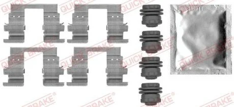 Монтажний компл.,гальм.колодки для QUICK BRAKE 1090013 фото товару