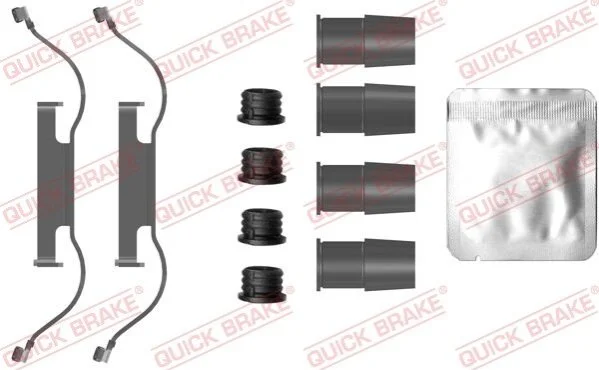 <strong>Монтажний компл.,гальм.колодки QUICK BRAKE 1090088 (фото 1)</strong>
