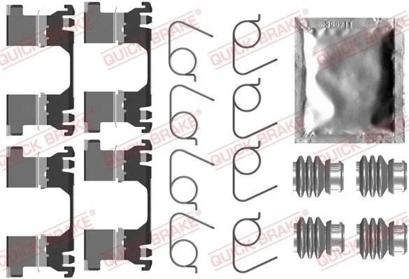 <strong>Монтажний компл.,гальм.колодки QUICK BRAKE 1090091 (фото 1)</strong>