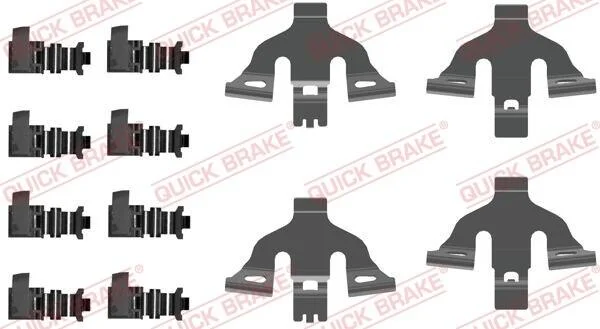 <strong>Монтажний компл.,гальм.колодки QUICK BRAKE 1090092 (фото 1)</strong>