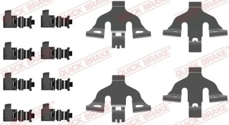 Монтажний компл.,гальм.колодки для QUICK BRAKE 1090092 фото товару