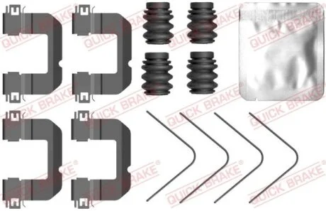 Монтажний компл.,гальм.колодки для QUICK BRAKE 1090102 фото товару
