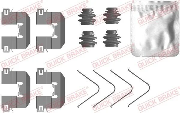 <strong>Монтажний компл.,гальм.колодки QUICK BRAKE 1090104 (фото 1)</strong>