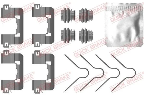 <strong>Монтажний компл.,гальм.колодки QUICK BRAKE 1090105 (фото 1)</strong>