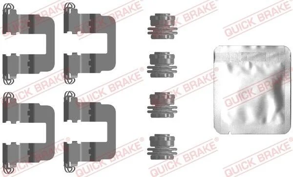 <strong>Монтажний компл.,гальм.колодки QUICK BRAKE 1090106 (фото 1)</strong>