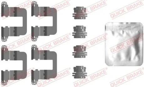 Монтажний компл.,гальм.колодки для QUICK BRAKE 1090106 фото товару