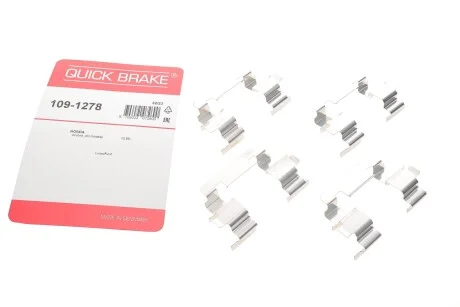 Комплект прижимних планок гальмівного супорту для Honda, Nissan QUICK BRAKE 109-1278 фото товара