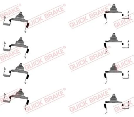 <strong>Монтажний компл.,гальм.колодки QUICK BRAKE 109-1697 (фото 1)</strong>