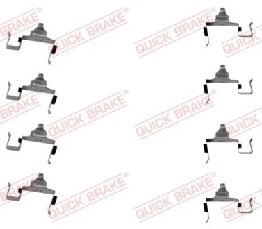 Монтажний компл.,гальм.колодки для KIA QUICK BRAKE 109-1697 фото товару