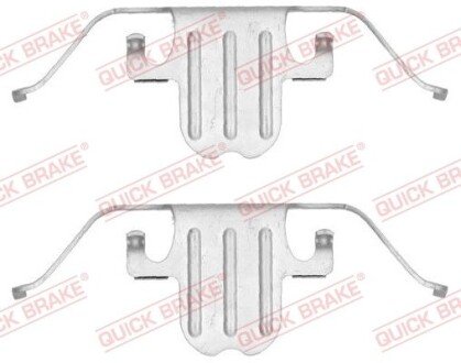 Планка супорта (переднього) прижимна (к-кт) BMW 1 (E81/E87)/3 (E90-93)/5 (E60/F QUICK BRAKE 109-1751 фото товару